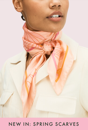 new in: spring scarves