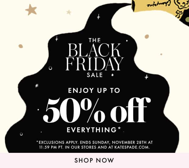 Kate Spade Black Friday Deals: Up to 50% off Sitewide
