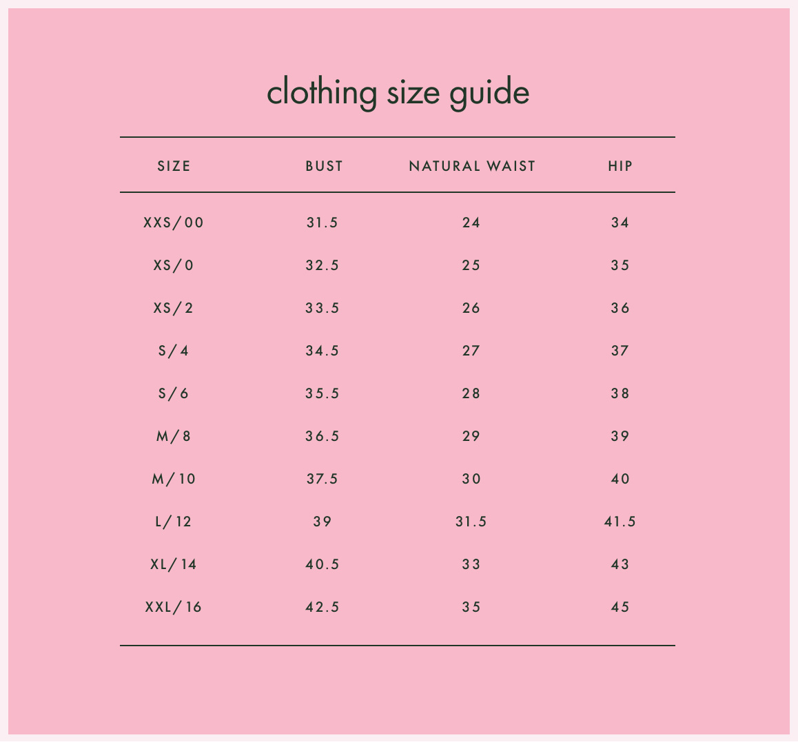 kate spade coat sizing